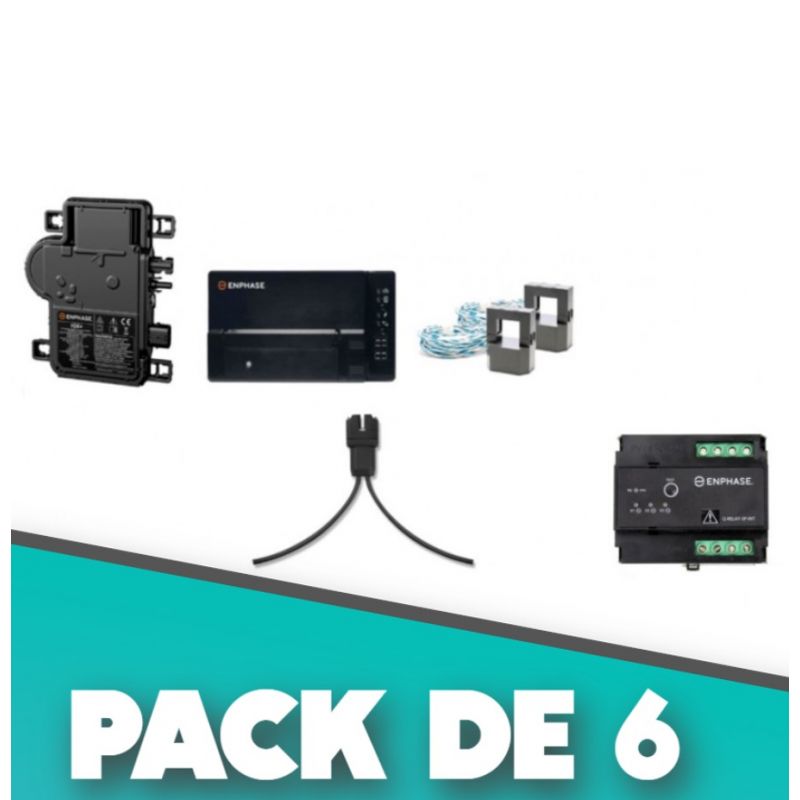 Kit enphase TRIPHASE Qrelay gateway envoy compteur 6  IQ8AC