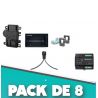 Kit enphase MONOPHASE Qrelay gateway envoy compteur 8 IQ7+