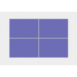 Pack 4 fixation panneaux au format paysage - tuile ESDEC