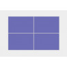 Pack 4 fixation panneaux au format paysage - tuile ESDEC