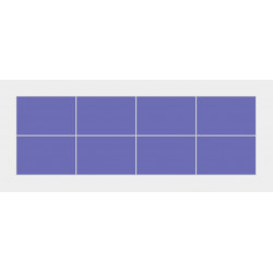 Pack 8 fixation panneaux au format paysage- tuile ESDEC