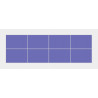 Pack 8 fixation panneaux au format paysage- tuile ESDEC