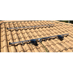 Pack 8 fixation panneaux au format portrait - tuile