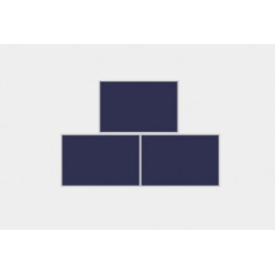 Pack 3 fixation panneaux au format paysage - tuile ESDEC