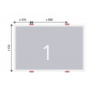 Pack 2 fixation panneaux au format paysage- Tole bac acier